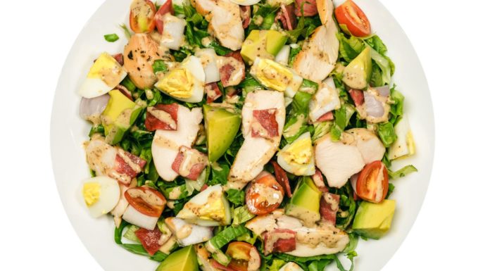 Салат из брокколи с курицей