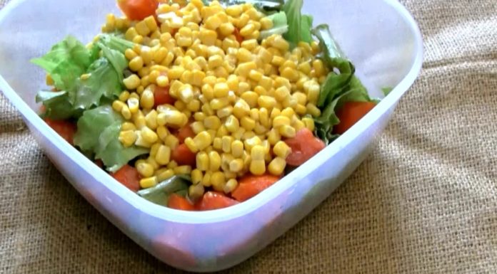 Фитнес салат для вкусного ужина