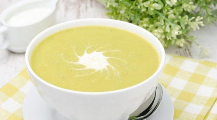 Суп пюре из кабачков