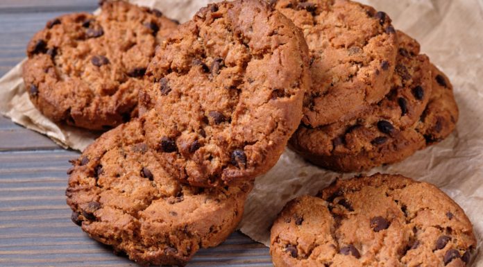 Вкусное шоколадное овсяное печенье