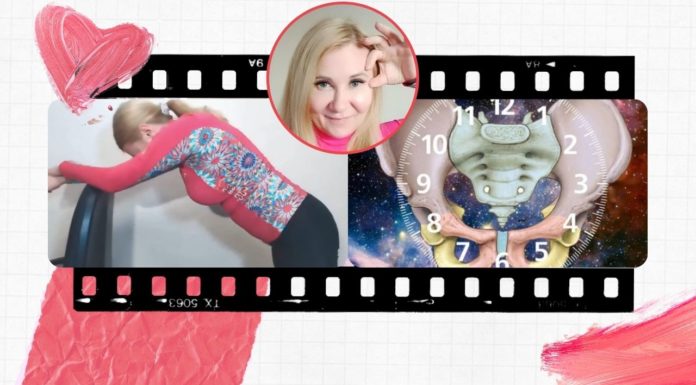 Упражнения Полет позвоночником, Тазовые часы от болей в пояснице