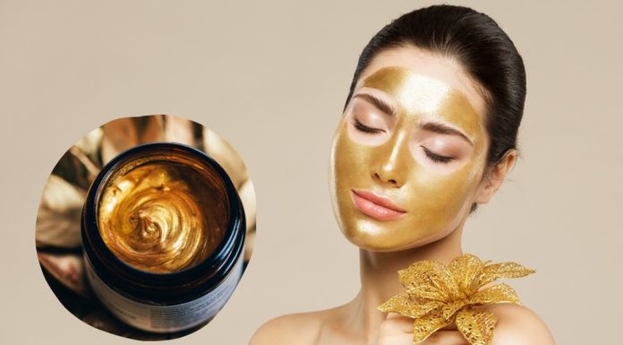 Золото и польза по уходу за кожей лица