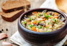 Суп из белой фасоли