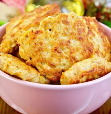 Нежные, вкусные куриные оладушки