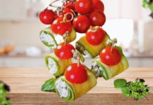 Рулеты из кабачков полезная и вкусная закуска