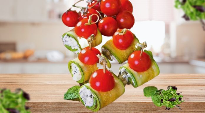 Рулеты из кабачков полезная и вкусная закуска