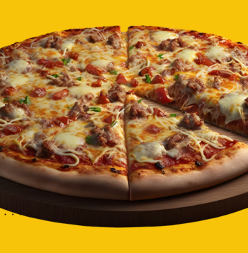 Пицца на творожном тесте